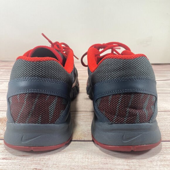 Nike Mens 11.5 Flex Show Gray Red Running Shoes (2014) 610226-018 - Picture 7 of 12